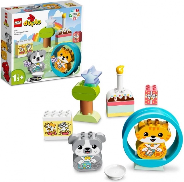 LEGO® DUPLO® 10977 Το πρώτο μου κουταβάκι και γατάκι που βγάζουν ήχους