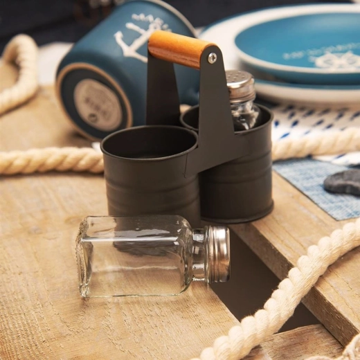 Πρακτική μεταλλική βάση με ξύλινη λαβή