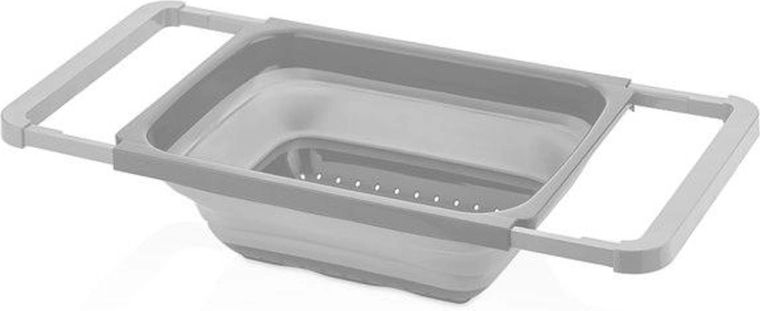 Kitchisimo ρυθμιζόμενο σουρωτήρι νεροχύτη 39–55 × 26,5 cm
