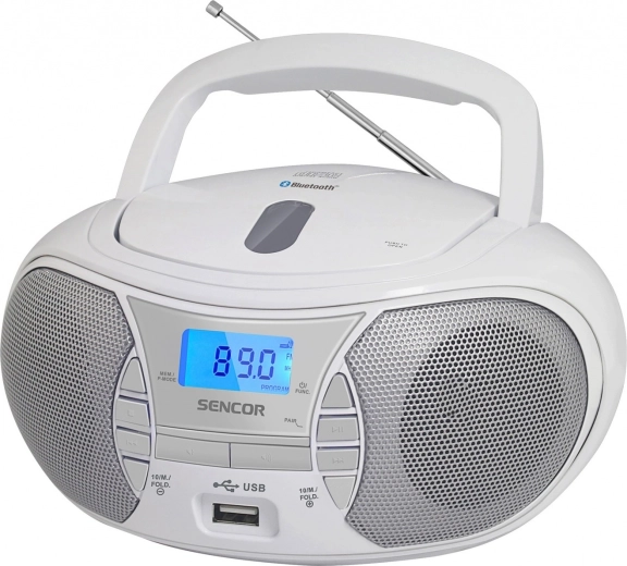 Sencor boombox με συσκευή αναπαραγωγής CD και Bluetooth SPT 2700 WH λευκό