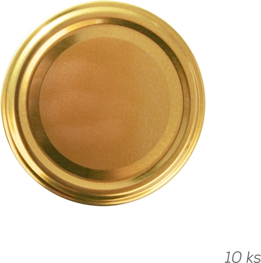 Μεταλλικό βιδωτό καπάκι Twist-Off 66 Gold (10 τεμ.)