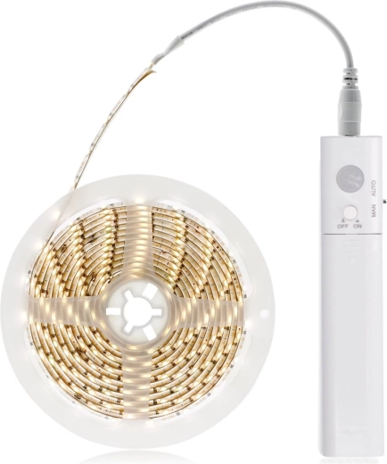 Solight LED φωτεινή ταινία με αισθητήρα κίνησης και φωτός 1 m με μπαταρίες