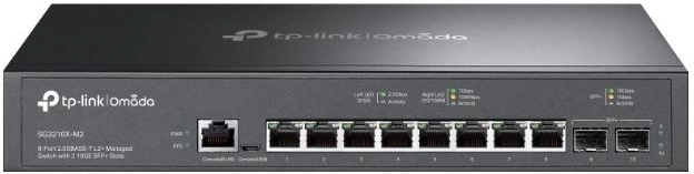 Διακόπτης 8× 2,5G με 2× SFP+