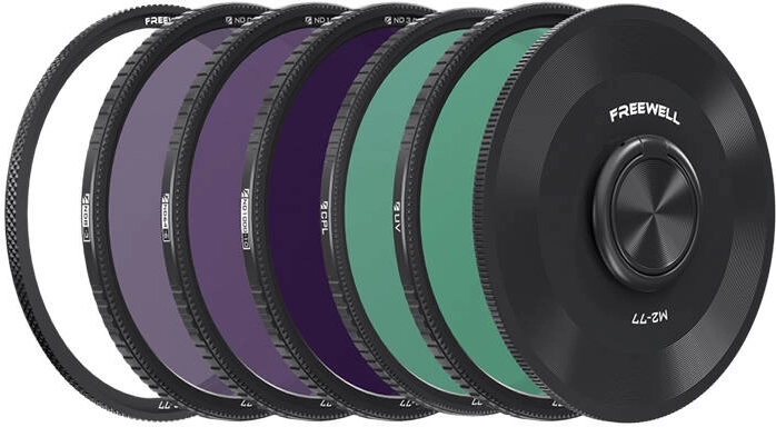 Σετ μαγνητικών φίλτρων Freewell M2 Quick Swap 77 mm – ND8/ND64/ND1000/CPL/UV