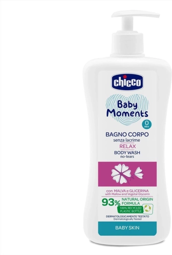 Chicco Baby Moments Relax αφρόλουτρο για μωρά από τη γέννηση 500 ml