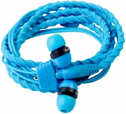 Wraps Classic Blue μπλε in-ear ακουστικά με σχεδιασμό-βραχιόλι