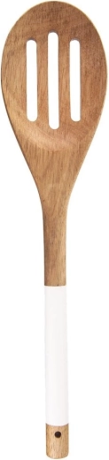 Ξύλινη τρυπητή κουτάλα WHITELINE 30 cm