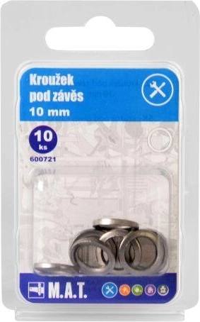 Δακτύλιοι αποστάτες για μεντεσέ 10 mm (10 τεμ.)