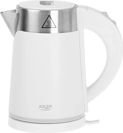 Μίνι ηλεκτρικός βραστήρας Adler 0,6 l, λευκός