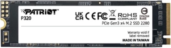 Δίσκος SSD 1 TB PATRIOT P320 PCIe M.2 NVMe Gen3 x4