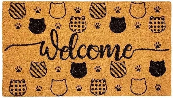 Χαλάκι εισόδου Welcome Cats 40 × 70 cm