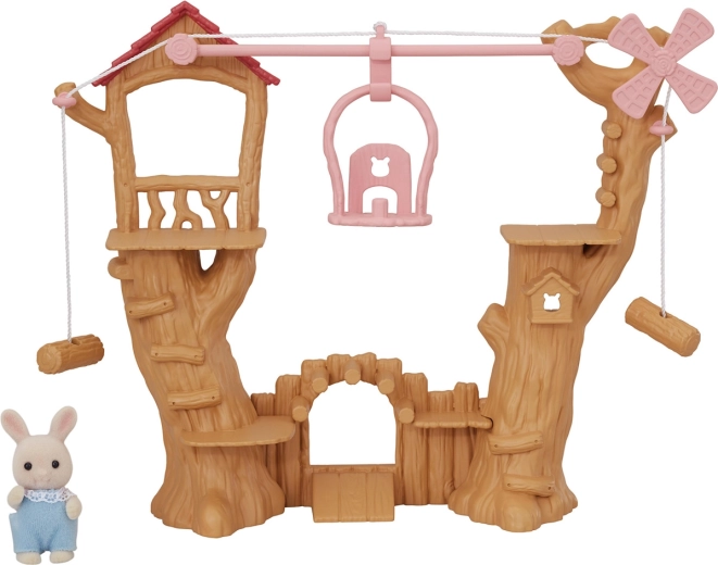Sylvanian Families παιδική εναέρια διαδρομή αναρρίχησης με γόνδολα