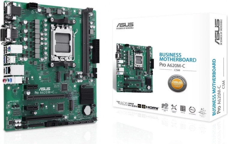 ASUS PRO A620M-C-CSM micro-ATX μητρική πλακέτα για επιχειρήσεις