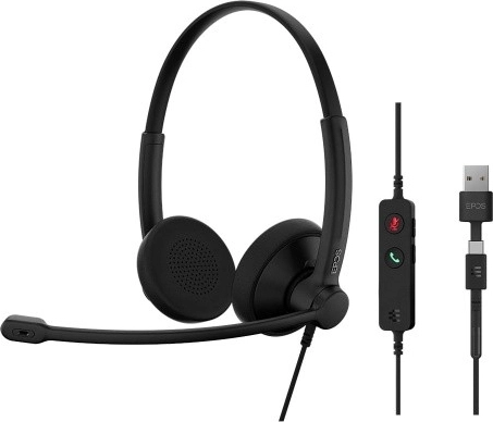 EPOS Impact 100 UC στερεοφωνικό headset USB-C/USB-A