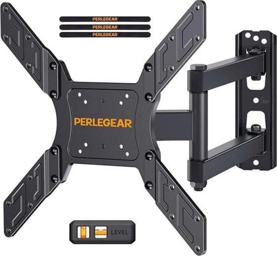Επιτοίχια βάση τηλεόρασης Perlegear 26–60" με πλήρη κίνηση