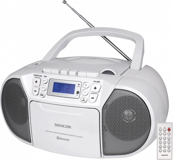 Ραδιοκασετόφωνο με CD, MP3, USB και Bluetooth