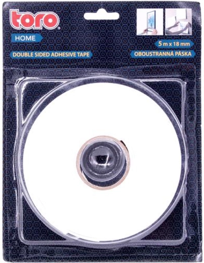 Ταινία διπλής όψης TORO 5 m × 18 mm