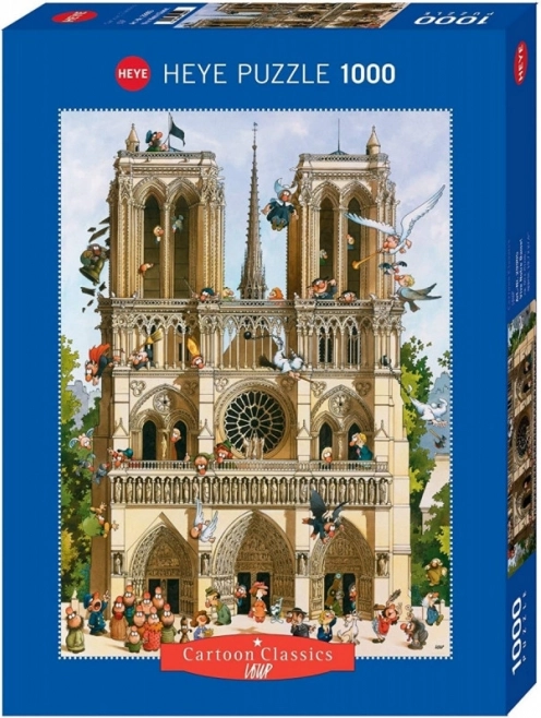 Παζλ 1000 κομματιών – Viva Notre Dame (HEYE, Loup)