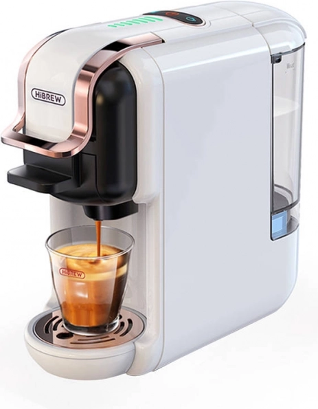 Καφετιέρα καψουλών HiBREW 5 σε 1 λευκή