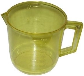 Δοχείο για χειροκίνητο μίξερ 0,75 l, πλαστικό, διάφανο