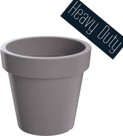 Γλάστρα Lexo Round 80 cm – γκρι πέτρα