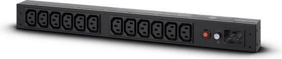 Βασικό PDU 1U 16A, 1x C20, 12x C13