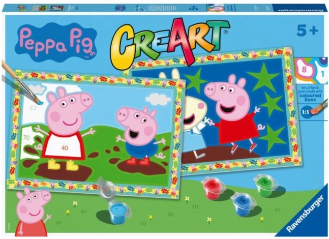 CreArt ζωγραφική με αριθμούς – PEPPA PIG