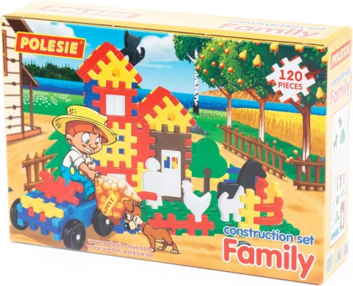 Ρετρό πλαστικό σετ κατασκευών - Blok Family 120
