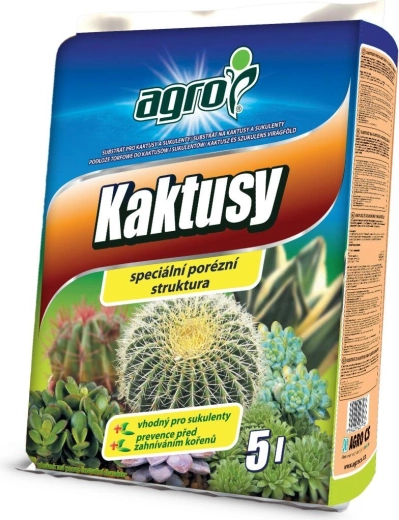 Υπόστρωμα για κάκτους και παχύφυτα 5 l AGRO