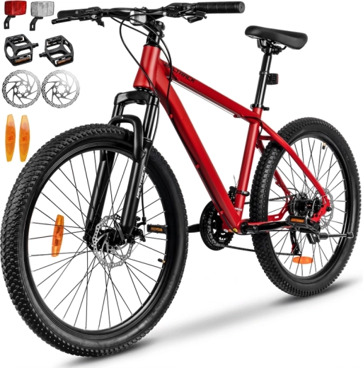 Ορεινό ποδήλατο MTB Spin κόκκινο