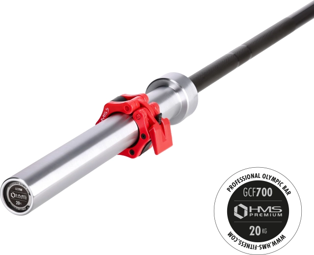 Ολυμπιακή μπάρα HMS Premium GCF700 20 kg, 220 cm, 50 mm