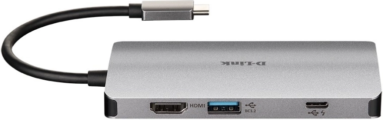 D-Link USB-C hub πολλαπλών θυρών με HDMI, Ethernet και αναγνώστη SD/microSD