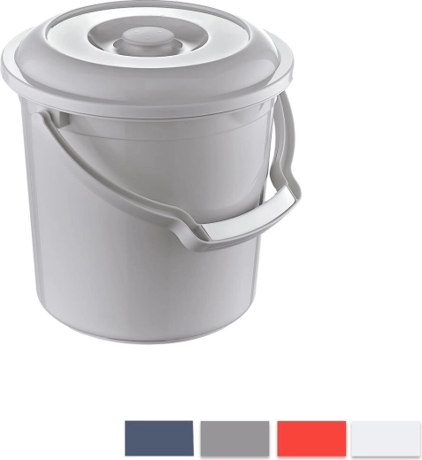 Hobby πλαστικός κουβάς με καπάκι 5 l (μείγμα χρωμάτων)