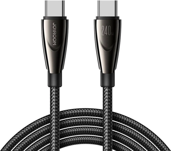 Joyroom καλώδιο USB-C σε USB-C 240 W 1,2 m μαύρο