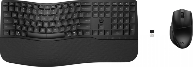 HP 680 Comfort Dual‑Mode ασύρματο πληκτρολόγιο και ποντίκι