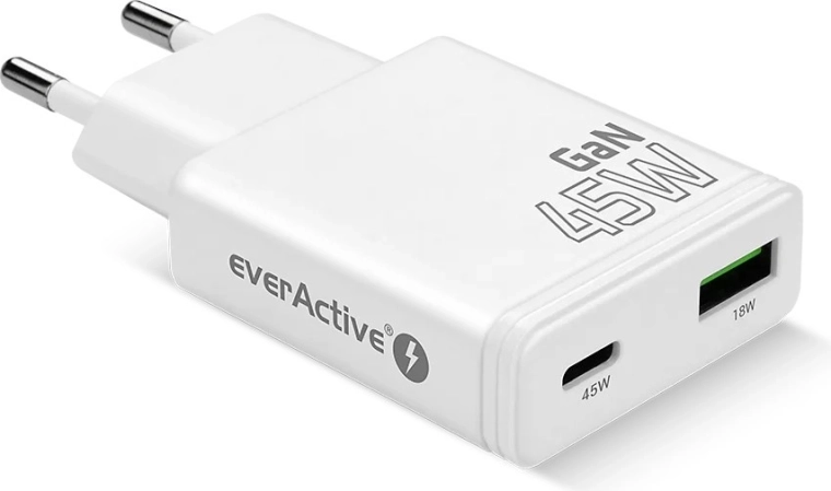 Γρήγορη φόρτιση μέσω USB‑C PD έως 45 W