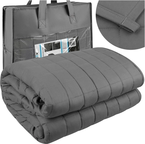 Βαρυτική κουβέρτα Isomedix 6 kg 200 × 150 cm γκρι