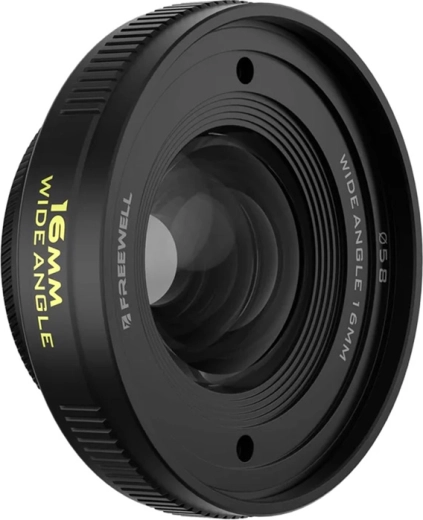 Ευρυγώνιος φακός Freewell 16 mm με σπείρωμα 17 mm