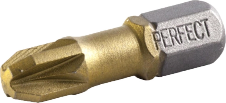 Μύτη τιτανίου Pozidriv PZ2 25 mm (2 τεμ.) STALCO