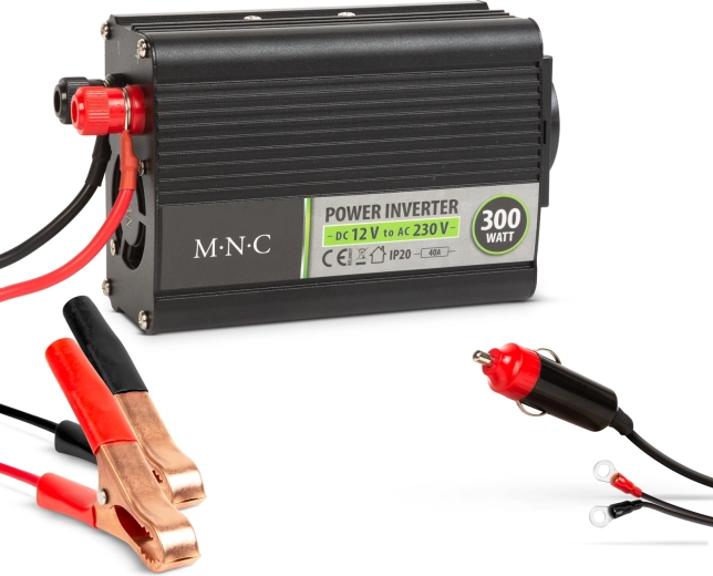 Μετατροπέας τάσης αυτοκινήτου από 12 V σε 230 V, 300 W
