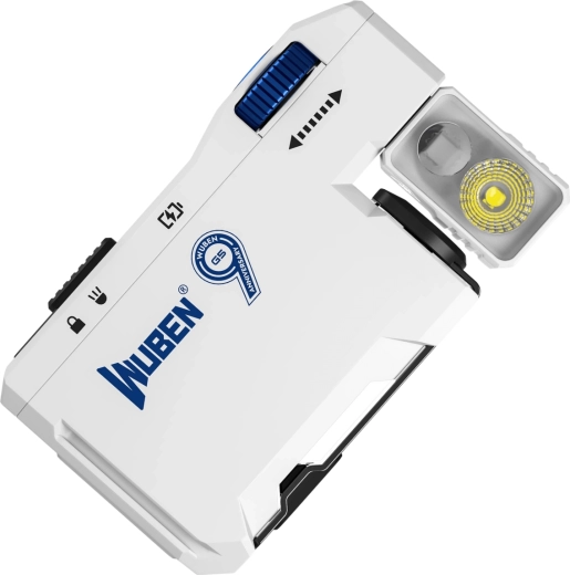 Wuben G5 λευκός φωκός τσέπης 400 lm
