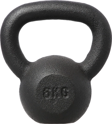 Χυτοσιδηρό kettlebell HMS 6 kg μαύρο