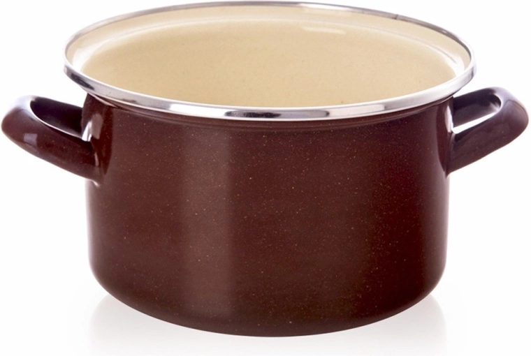 Εμαγιέ κατσαρόλα BROWN 18 cm, 2 l