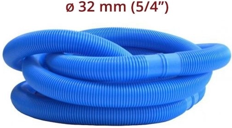 Σωλήνας πισίνας 32 mm (5/4") σε μέτρα – 1 m, μπλε