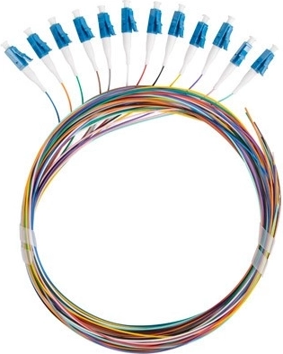 Οπτικό pigtail SM OS2 LC/UPC 2 m G657A1 semi-tight, πολύχρωμο