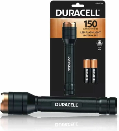 Αλουμινένιος φακός Duracell 2× AAA 150 lm