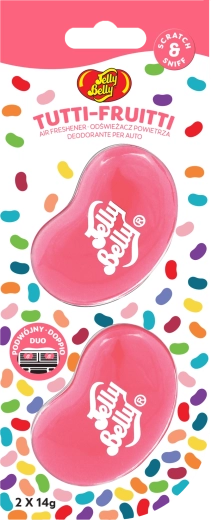 Jelly Belly αρωματικό αυτοκινήτου για αεραγωγό Tutti Frutti duo