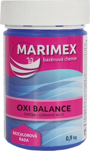 Marimex Oxi Balance προϊόν χωρίς χλώριο για την επεξεργασία νερού πισίνας 0,9 kg
