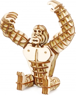 RoboTime ξύλινο 3D παζλ γορίλας