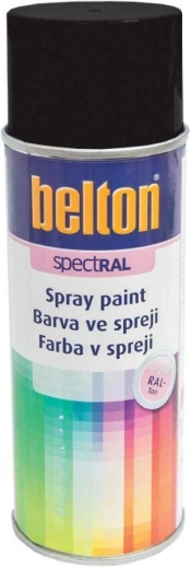 Σπρέι βαφή BELTON RAL 9005 μαύρο γυαλιστερό 400 ml